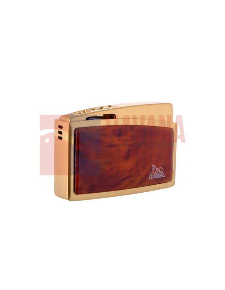 Зажигалка Lubinski "Модена", пьезо, красно-золотистая