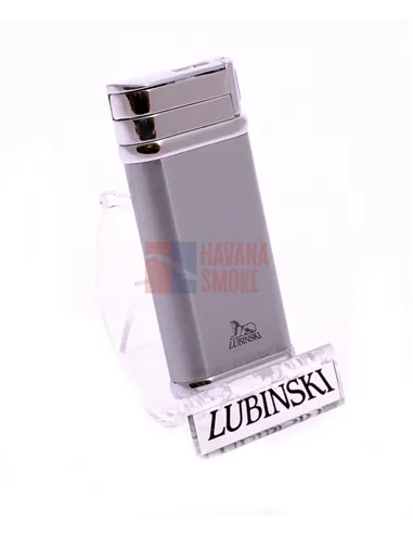 Зажигалка Lubinski "Ареццо", турбо, серебристая