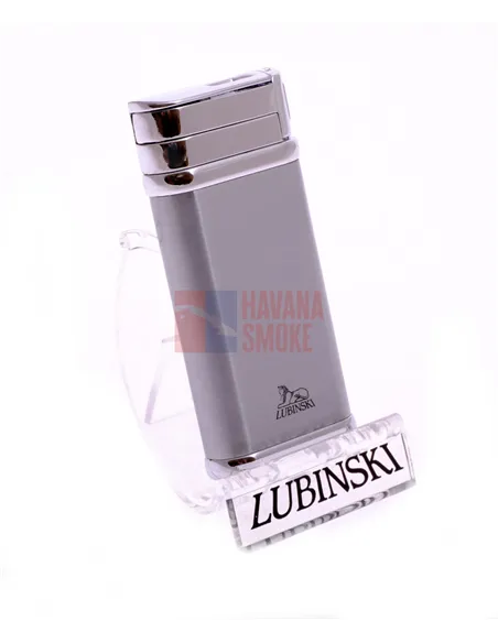 Зажигалка Lubinski "Ареццо", турбо, серебристая