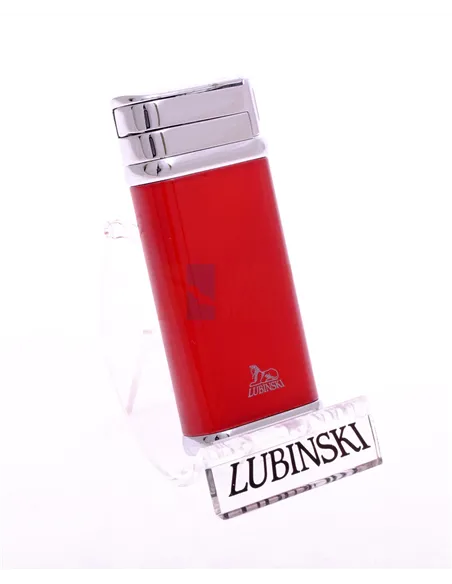 Зажигалка Lubinski "Ареццо", турбо, красная