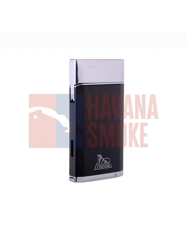 Зажигалка сигарная Lubinski "Турин" турбо с пробойником, черная