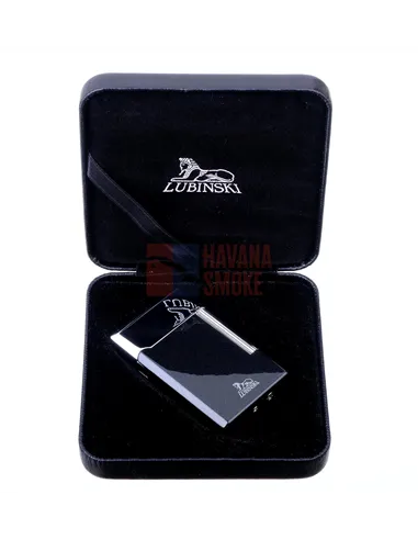 Зажигалка трубочная Lubinski Сполето, кремневая, черный металлик