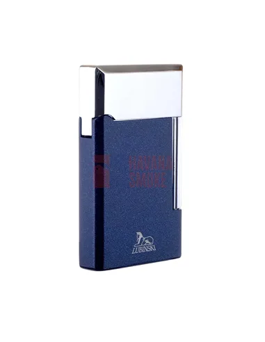 Зажигалка трубочная Lubinski Сполето, кремневая, синий металлик