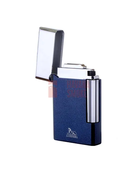 Зажигалка трубочная Lubinski Сполето, кремневая, синий металлик