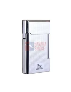 Зажигалка трубочная Lubinski Сполето, кремневая, серебристая в квадратик