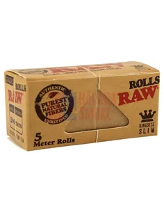 Сигаретная бумага RAW ROLLS CLASSIC SLIM рулон 5 метров (24 пачки)