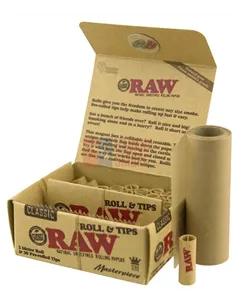 Сигаретная бумага RAW ROLLS MASTERPIECE рулон 3метра + 30 бум.фильтров 