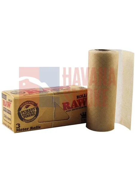 Сигаретная бумага RAW ROLLS рулон 3метра (12 пачек)