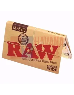 Сигаретная бумага RAW SINGLE WIDE DOUBLE (25пач х100лист) 