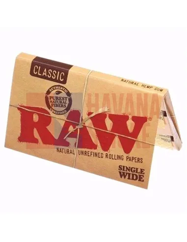 Сигаретная бумага RAW SINGLE WIDE DOUBLE (25пач х100лист) 