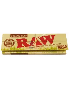 Сигаретная бумага RAW SINGLE WIDE ORGANIC (50пач х50лист) 