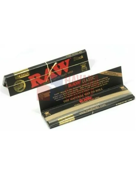 Сигаретная бумага RAW SLIM BLACK (50пач х32лист) 