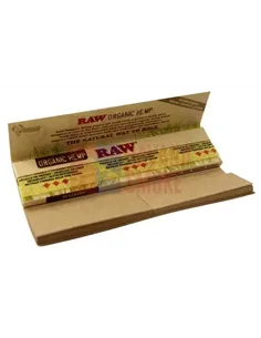 Сигаретная бумага RAW SLIM KS + TIPS ORGANIC CONNOISSEUR (24пач х32лист) 