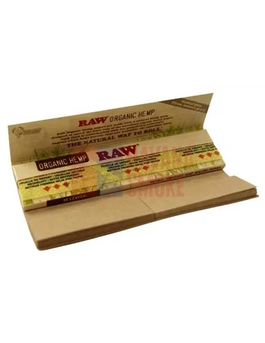 Сигаретная бумага RAW SLIM KS + TIPS ORGANIC CONNOISSEUR (24пач х32лист) 