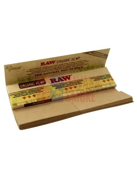 Сигаретная бумага RAW SLIM KS + TIPS ORGANIC CONNOISSEUR (24пач х32лист) 