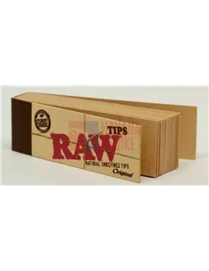Сигаретные фильтры RAW TIPS бумажные 58х17мм (50пач x50 листов)