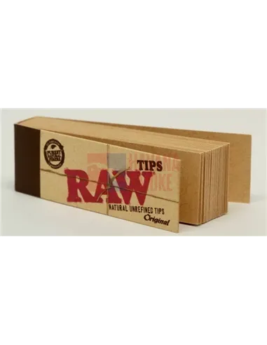 Сигаретные фильтры RAW TIPS бумажные 58х17мм (50пач x50 листов)