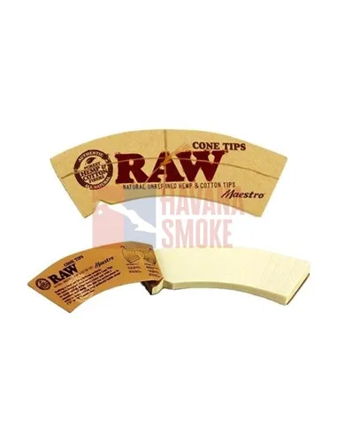 Сигаретные фильтры RAW TIPSCONE MAESTRO бумажные 98х26мм (24пач x32 листа)