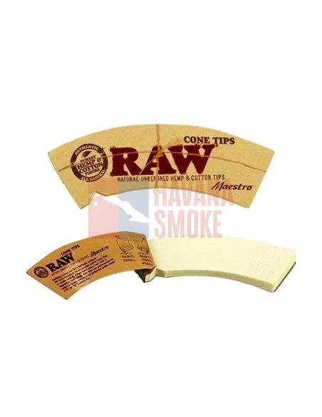 Сигаретные фильтры RAW TIPSCONE MAESTRO бумажные 98х26мм (24пач x32 листа)