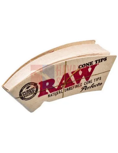 Сигаретные фильтры RAW TIPSCONE PERFECTO бумажные 75х26мм (24пач x32 листа)