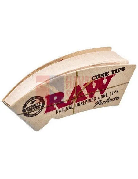Сигаретные фильтры RAW TIPSCONE PERFECTO бумажные 75х26мм (24пач x32 листа)