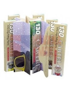 Сигаретная бумага CARTEL 130 +TIPS UNBLEACHED (24пач х 32лист) - купить в интернет-магазине Havana Smoke