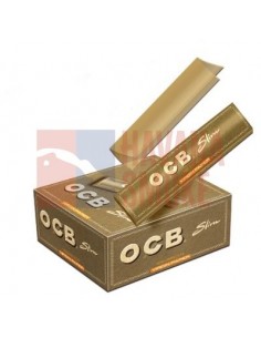 Сигаретная бумага OCB SLIM VIRGIN UNBLEACHED (50пач х32 лист) OCBSLUNB50/50C - купить в интернет-магазине Havana Smoke