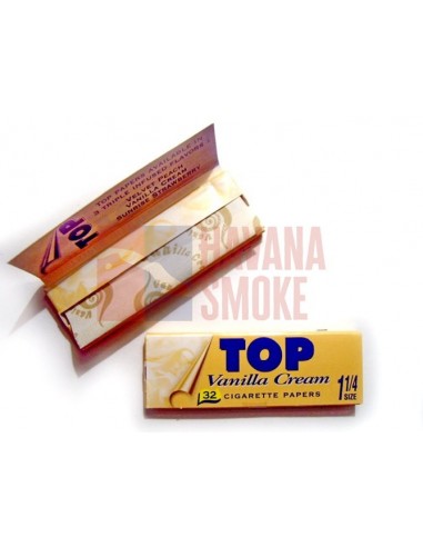 Сигаретная бумага TOP VANILLA 1 1/4 (25пач х 32лист) TOPFL/40/25VA - купить в интернет-магазине Havana Smoke