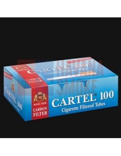 Сигаретные гильзы CARTEL CARBON (угольный фильтр) (5пач x 100шт) - купить в интернет-магазине Havana Smoke