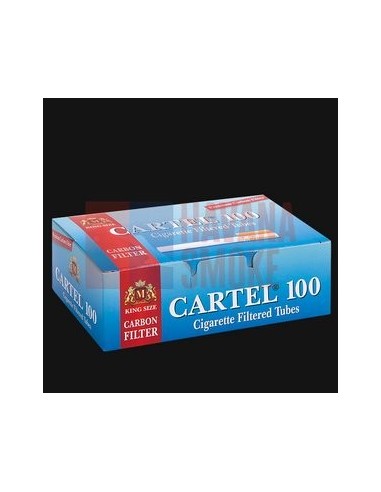 Сигаретные гильзы CARTEL CARBON (угольный фильтр) (5пач x 100шт) - купить в интернет-магазине Havana Smoke