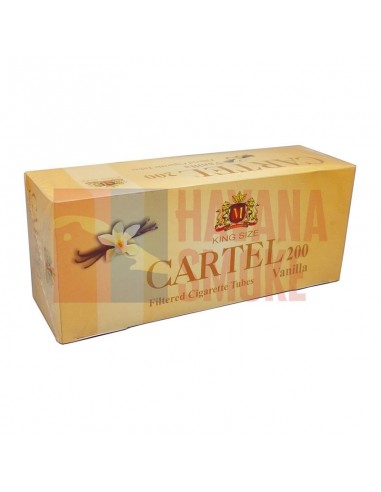 Сигаретные гильзы CARTEL VANILLA (5пач x 200шт) - купить в интернет-магазине Havana Smoke