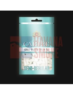 Сигаретные фильтры CARTEL SEMI REGULAR 15 X 7 (30пач x 100шт) - купить в интернет-магазине Havana Smoke