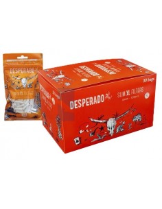 Сигаретные фильтры DESPERADO SLIM XL Filters LONG 22 X 6 (30пач x 100шт) - купить в интернет-магазине Havana Smoke