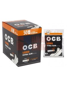 Сигаретные фильтры OCB Extra Slim Long (50пач x 120шт) BFOCBXS1210/150 - купить в интернет-магазине Havana Smoke
