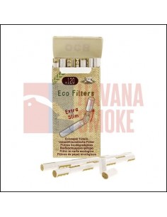 Сигаретные фильтры OCB Precut ORGANIC Filters Extra Slim Ø5,7 (20пач x 120шт) PT6012ESOCBECO - купить в интернет-магазине Havana Smoke