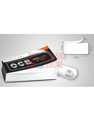 Сигаретные фильтры OCB бумажные (25пач x32 листа) (48 х 25/22) BFOCBPCUT602532 - купить в интернет-магазине Havana Smoke