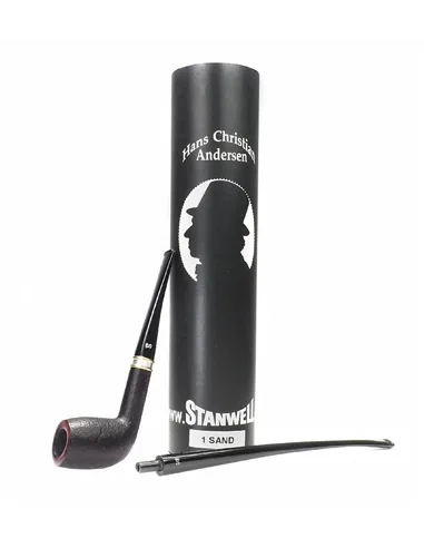 Трубка STANWELL H.C. ANDERSEN Black Sandblast 1 HCA/1, 9mm