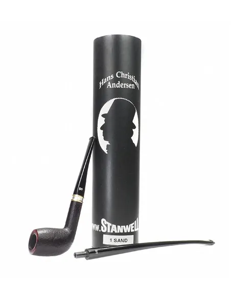 Трубка STANWELL H.C. ANDERSEN Black Sandblast 1 HCA/1, 9mm