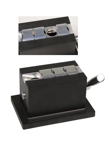 Гильотина для сигар настольная с 4-мя отверстиями черная 593723