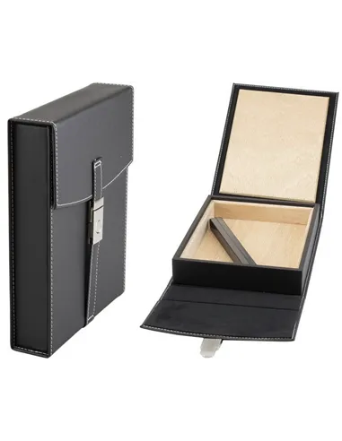 Хьюмидор для 10-ти сигар черный дорожный 29300