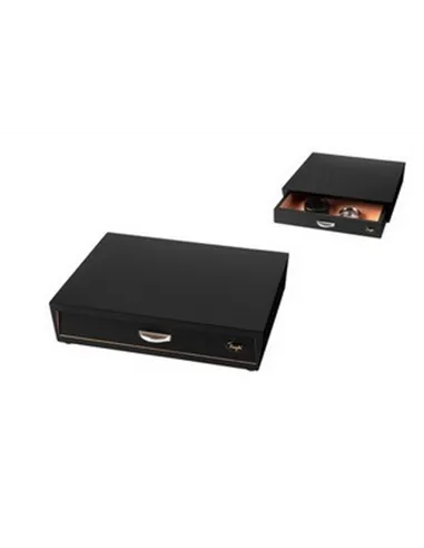 Хьюмидор для сигар черный матовый 920017A