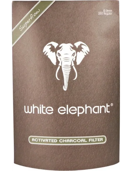 Фильтры для трубок WHITE ELEPHANT 9mm угольные 250шт