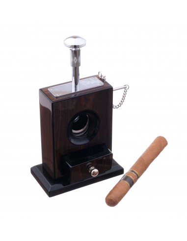 Гильотина настольная Lubinski двойного действия, Орех FT628 - купить в интернет-магазине Havana Smoke