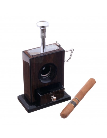 Гильотина настольная Lubinski двойного действия, Орех FT628 - купить в интернет-магазине Havana Smoke