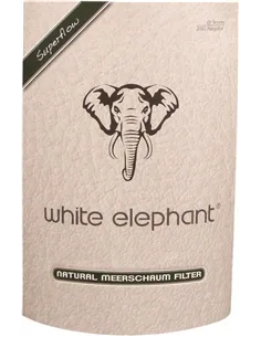 Фильтры для трубок WHITE ELEPHANT 9mm пенка 250шт