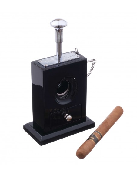 Гильотина настольная Lubinski двойного действия, Черный лак FT629 - купить в интернет-магазине Havana Smoke