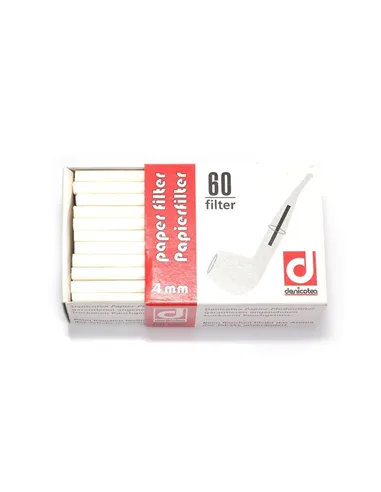 Фильтры для трубок DENICOTEA 4мм 60шт