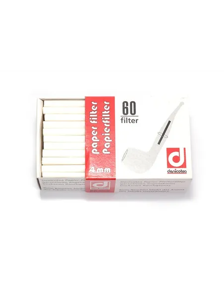 Фильтры для трубок DENICOTEA 4мм 60шт