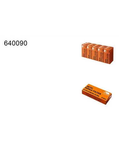 Фильтры для трубок AKTIV KOHLE 6mm угольные 15x45шт