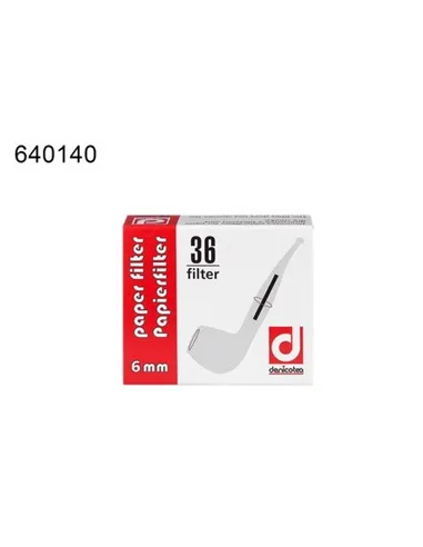 Фильтры для трубок DENICOTEA 6мм 36шт